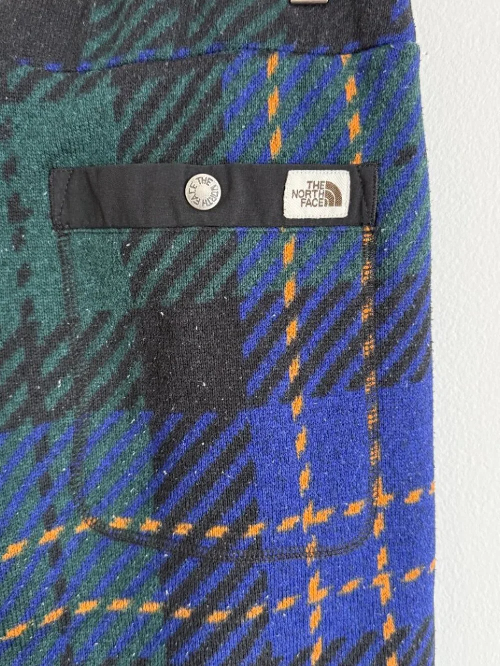 [Top & Pants Set] The North Face Men’s Fleece Plaid Print Gordon Lyons Jacket